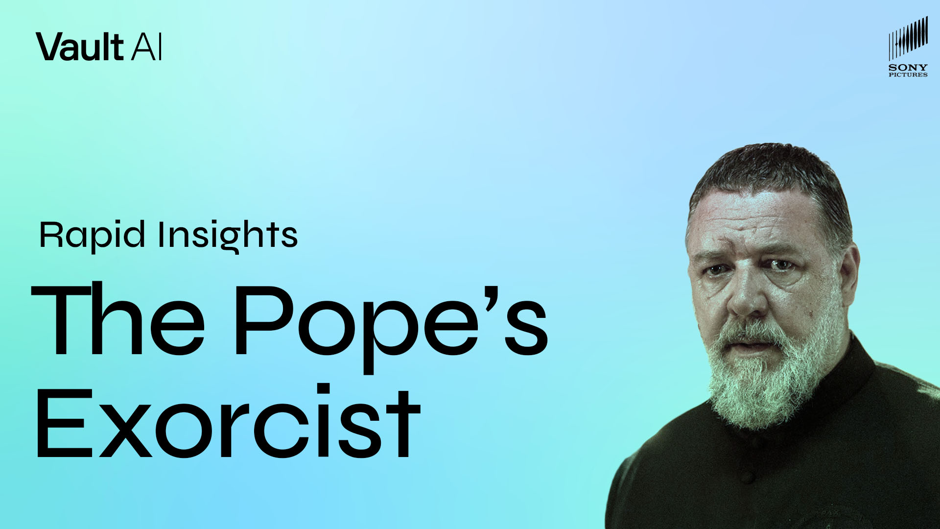 Rapid Insights: Russell Crowe as The Pope’s Exorcist in Memoir-Based Film